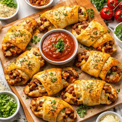 Image of Cheesy Sausage Crescent Roll
