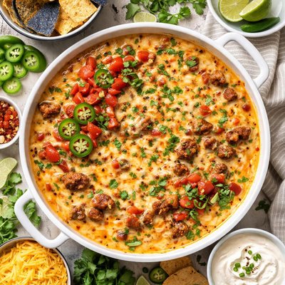 Image of Cheesy Sausage Dip