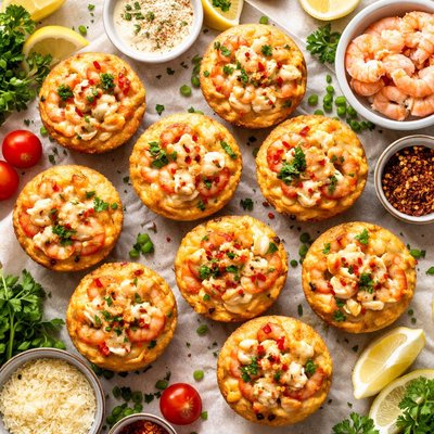 Image of Cheesy Seafood Muffies