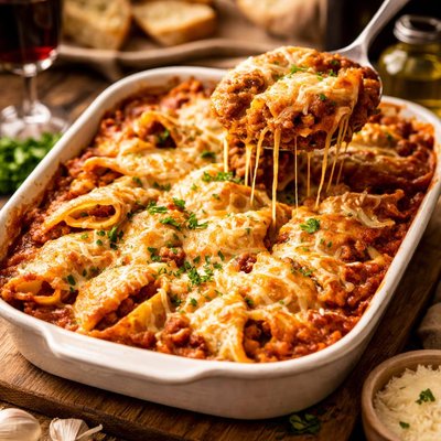 Image of Cheesy Shell Lasagna