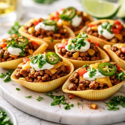 Image of Cheesy Shell Taco Bites