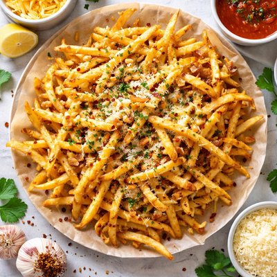 Image of Cheesy Shoestrings