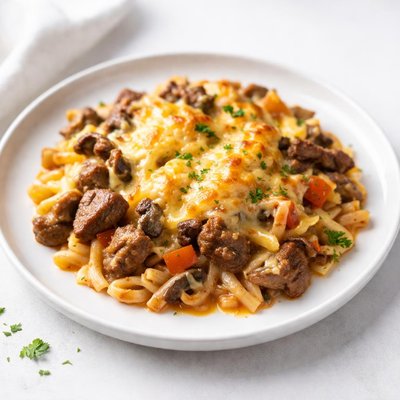 Image of Cheesy Steak Casserole