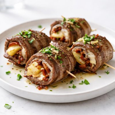 Image of Cheesy Sundried Tomato Steak Potato Rollups 5fix