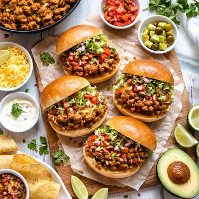 Image of Cheesy Taco Sloppy Joes