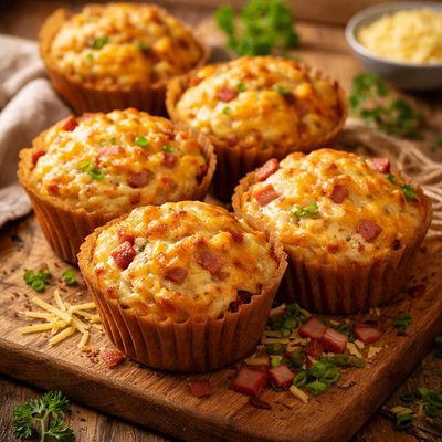 Image of Cheesy Treasure Muffins