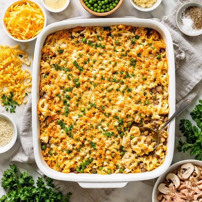 Image of Cheesy Tuna Casserole