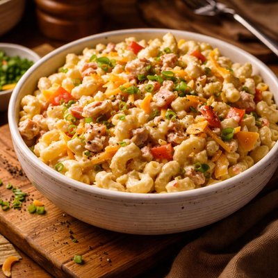 Image of Cheesy Tuna Macaroni Salad