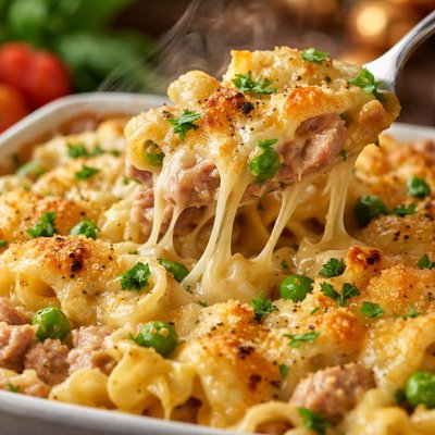Image of Cheesy Tuna Noodle Bake