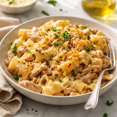 Image of Cheesy Tuna Pasta