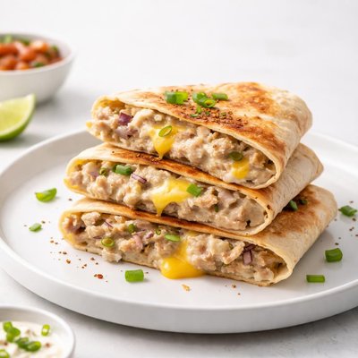Image of Cheesy Tuna Tortilla Melts