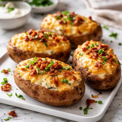 Image of Cheesy Twice Baked Potatoes Redux