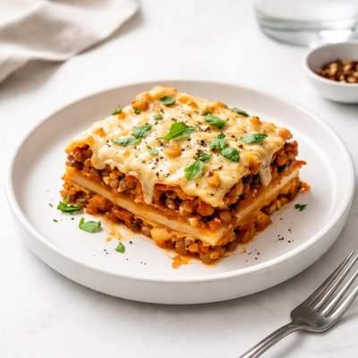 Image of Cheesy Vegan Lasagna