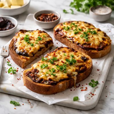 Image of Cheesy Vegemite Toasts