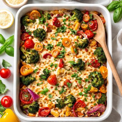 Image of Cheesy Vegetable Grill