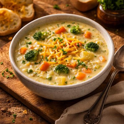 Image of Cheesy Vegetable Soup 3 W W Points