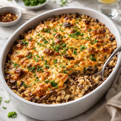 Image of Cheesy Wild Rice Casserole