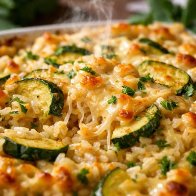 Image of Cheesy Zucchini Rice Bake