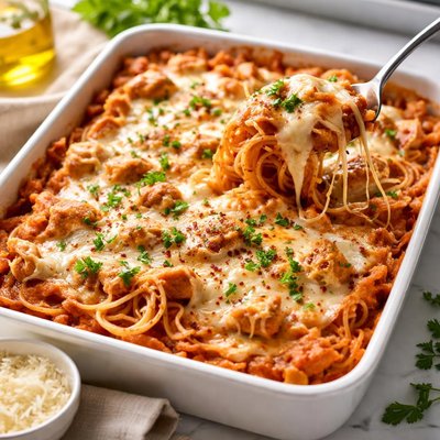 Image of Cheezy Chicken Spaghetti Bake