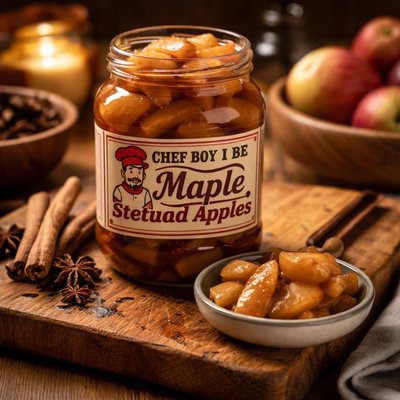 Image of Chef Boy I Be Illinois Maple Stewed Apples