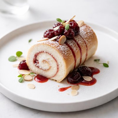 Image of Cherry Almond Angel Roll