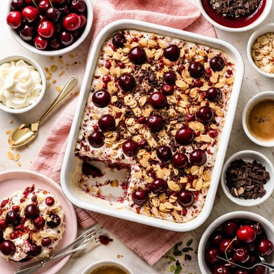 Image of Cherry Almond Tiramisu Lower Sugar