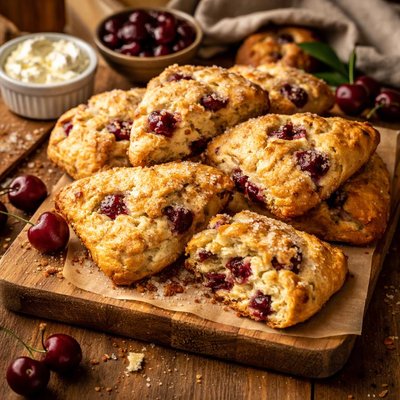 Image of Cherry and Cream Scones
