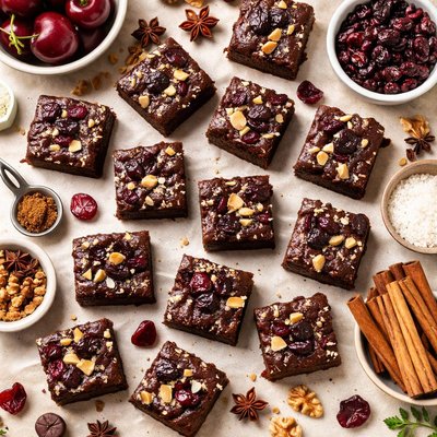 Image of Cherry and Spice Brownie Bites
