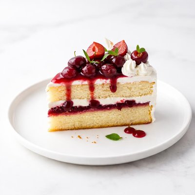 Image of Cherry and Vanilla Cake