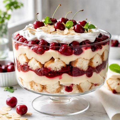 Image of Cherry Angel Food Trifle