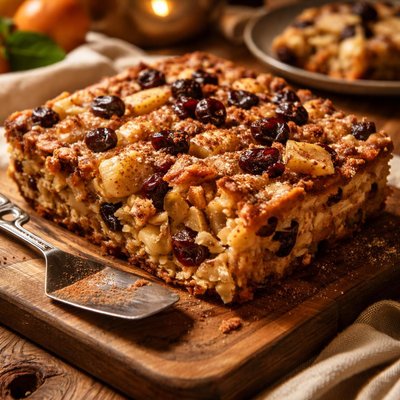 Image of Cherry Apple Matzoh Kugel