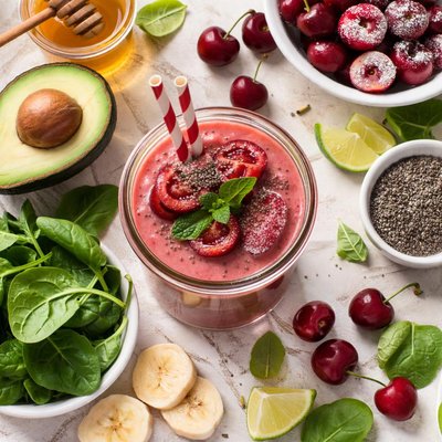 Image of Cherry Avocado Smoothie