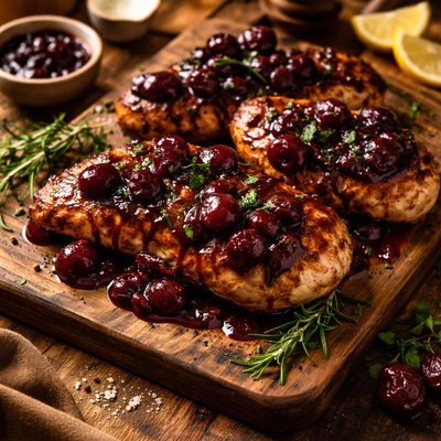 Image of Cherry Balsamic Chicken Breasts