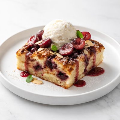 Image of Cherry Bread Pudding
