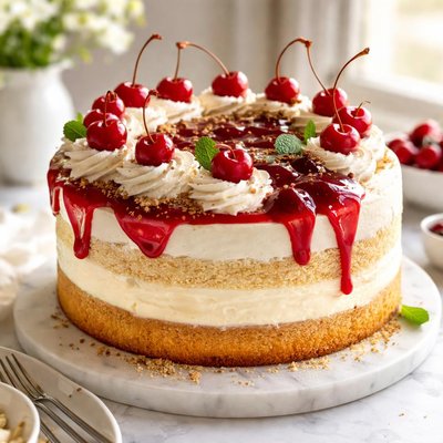 Image of Cherry Cheesecake Cake