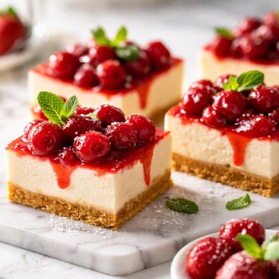 Image of Cherry Cheesecake Squares