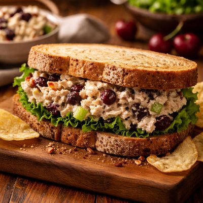 Image of Cherry Chicken Salad Sandwich