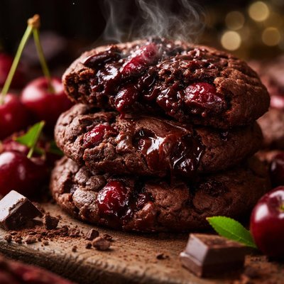 Image of Cherry Chocolate Cookies