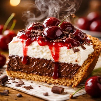 Image of Cherry Chocolate Cream Pie
