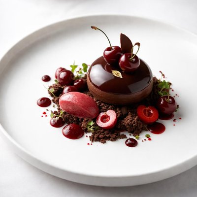 Image of Cherry Chocolate Fruit Decadence