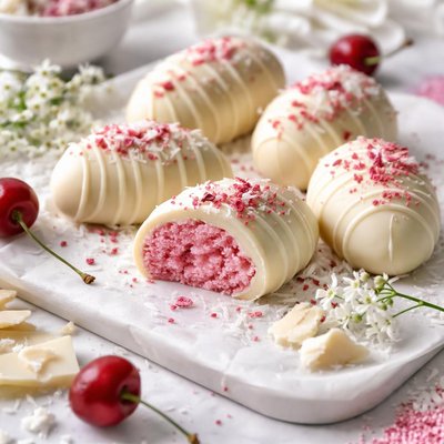 Image of Cherry Coconut Easter Eggs Gluten Free