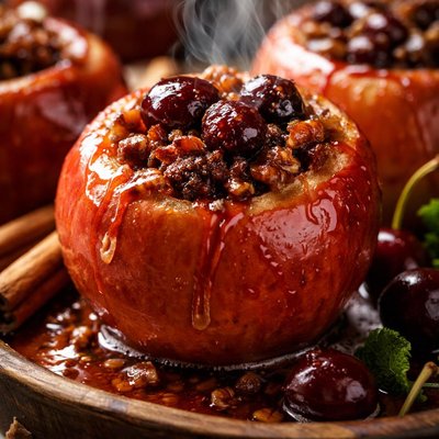 Image of Cherry Cola Baked Apples