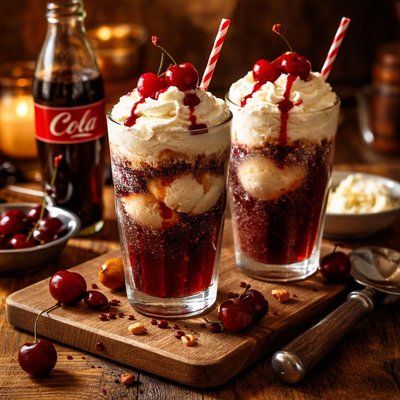 Image of Cherry Cola Float Chuck Hughes