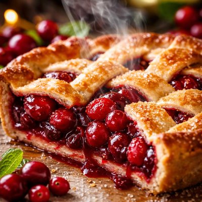 Image of Cherry Cranberry Pie