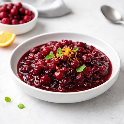 Image of Cherry Cranberry Sauce