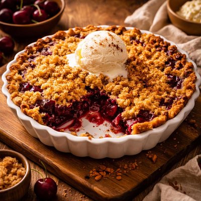 Image of Cherry Crisp Pie