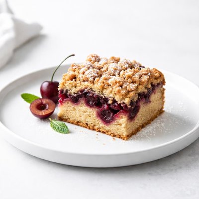Image of Cherry Crumb Coffee Cake