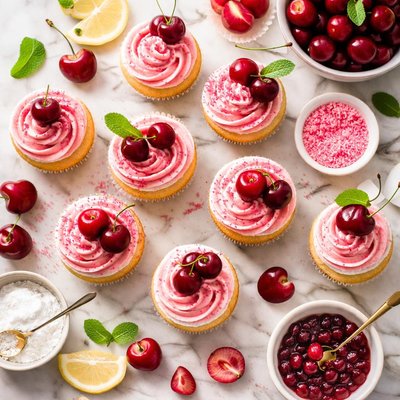 Image of Cherry Cupcakes