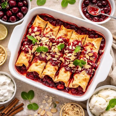 Image of Cherry Enchiladas