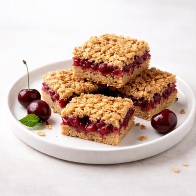 Image of Cherry Filled Oatmeal Squares